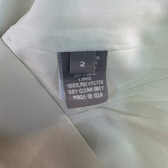 Lela Rose Size 2 Lace Overlay Cream Dress Elegant Knee-Length - Picture 5 of 14